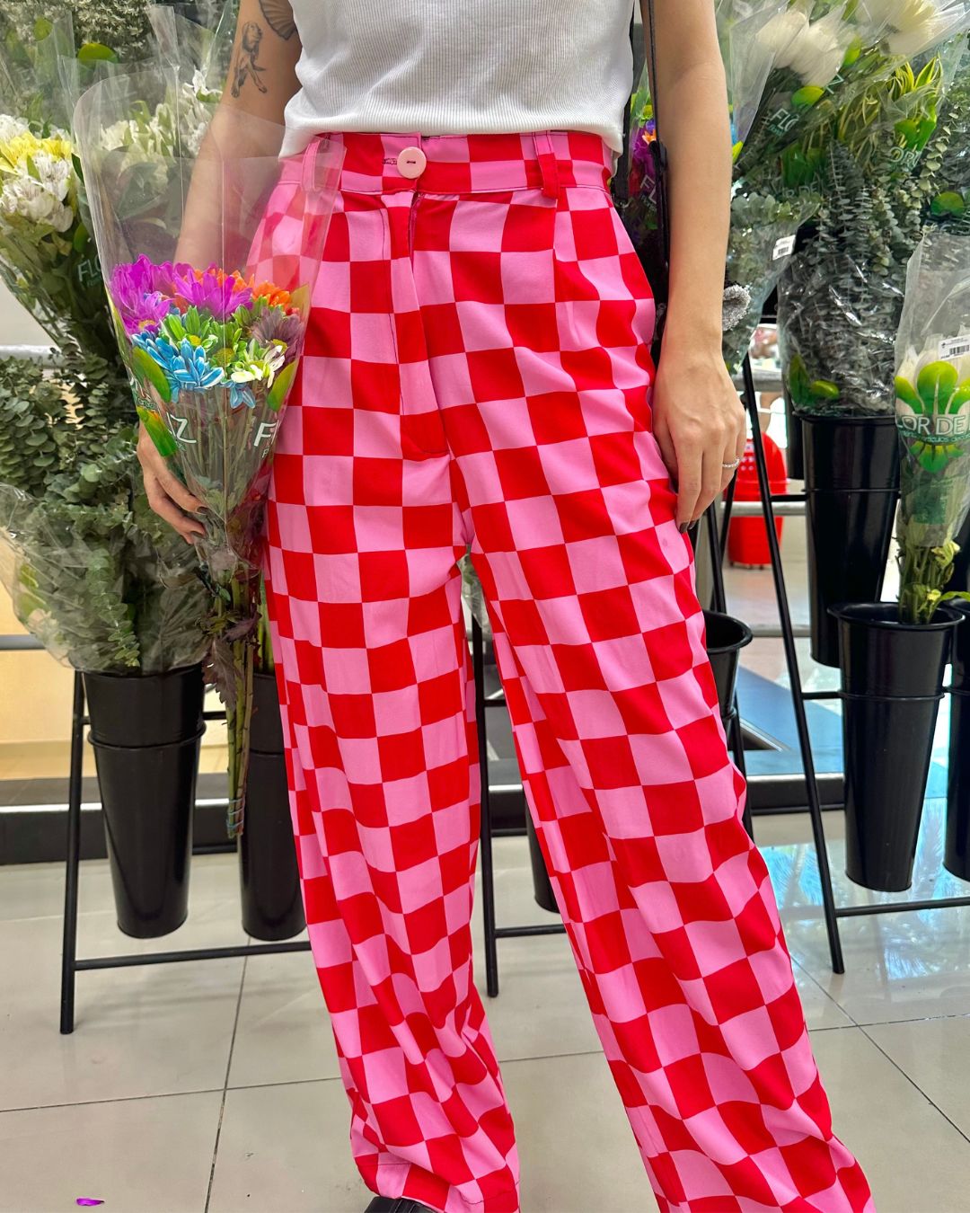 Magenta Pants