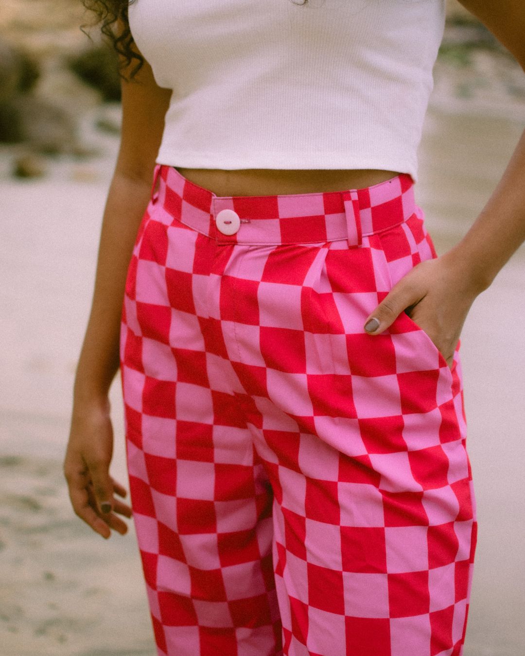 Magenta Pants